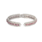 imagem do produto  Pulseira Rgida Turmalina Rosa e Brilhantes