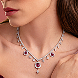 imagem do produto  Gargantilha Riviera Rubi