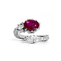imagem do produto  Anel Cobra com Rubi e Diamantes