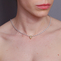 imagem do produto  Gargantilha Rivire Navete com Fancy Light Green Yellow 3,52ct