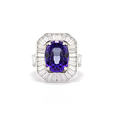 imagem do produto  Anel de tanzanita e diamantes