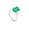 imagem do produto  Anel Esmeraldas e Diamantes