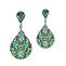 imagem do produto  Brinco Esmeraldas e Diamantes