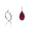 imagem do produto  Anel e Pendente com Rubelita Gota 11,83ct