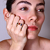 imagem do produto  Anel Safiras