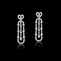 imagem do produto  Brinco Coraes Diamantes