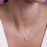 imagem do produto  Gargantilha Borboleta Diamantes