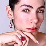 imagem do produto  BRINCO CORA��O RUBELITA