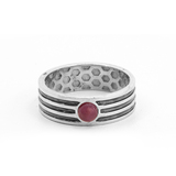 imagem do produto  Anel Cabochon Rubi