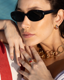 imagem do produto  Gargantilha Choker Elos Ovais Grandes em Ouro