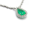 imagem do produto  Gargantilha 73 Navetes de brilhante e Esmeralda de Muzo 5,47ct