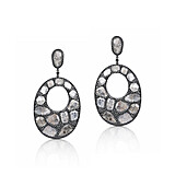 imagem do produto  Brinco Lascas Oval