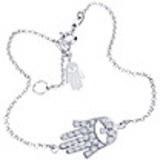 imagem do produto  Pulseira Hamsa Diamante