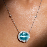 imagem do produto  Gargantilha �gua-marinha