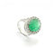 imagem do produto  Anel esmeralda de muzo 9.45ct e brilhantes de 8 pts