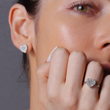 imagem do produto  Anel Cora��o Turmalina Para�ba