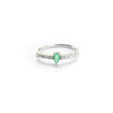 imagem do produto  Anel Esmeralda e Diamantes