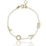 imagem do produto  Pulseira Love Brilhante