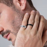 imagem do produto  Anel Diamantes Negros