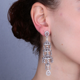 imagem do produto  Brinco Candelabro Diamantes