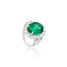 imagem do produto  Anel Majestoso com Turmalina Para�ba Verde 18,27ct GIA