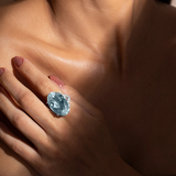 imagem do produto  Anel �gua-marinha