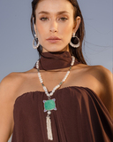 imagem do produto  Anel Bot�o Oval Lacca Esmeralda 8,05ct