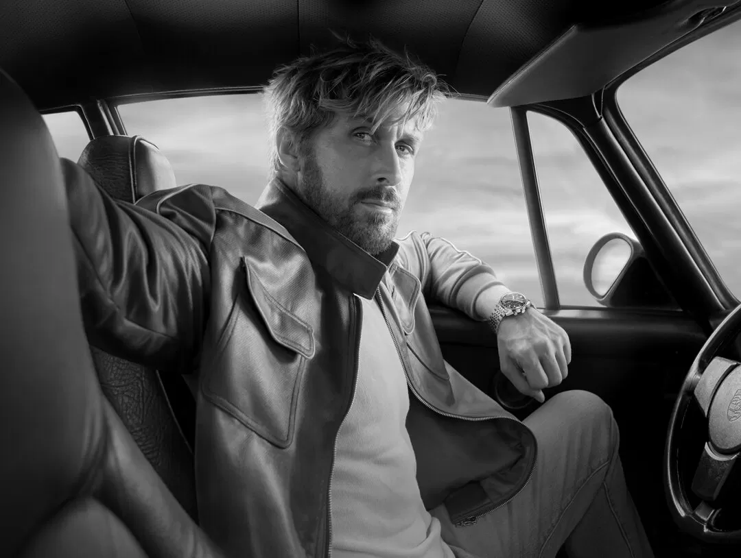 Modelo masculino com TAG Heuer